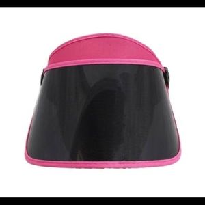 COPY - Pink! Sun Visor face shield mask block UV …
